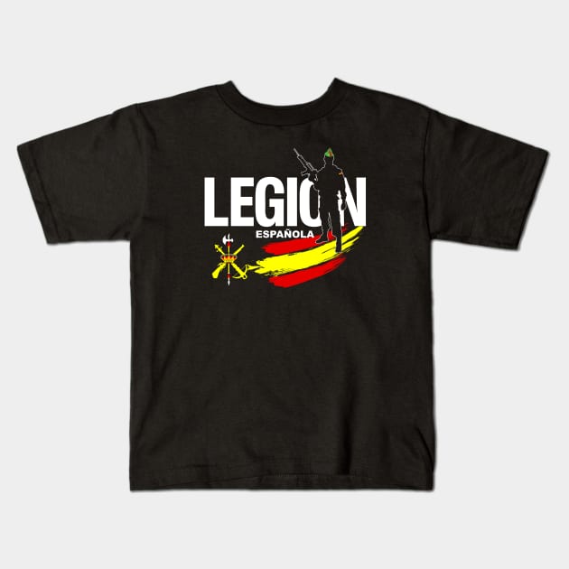Spanish Legion Kids T-Shirt by parashop
